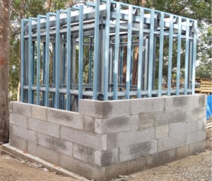 Fire Bunker under construction